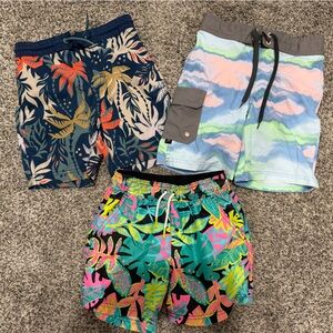 Bundle of 3 Little Boys Swim Trunks